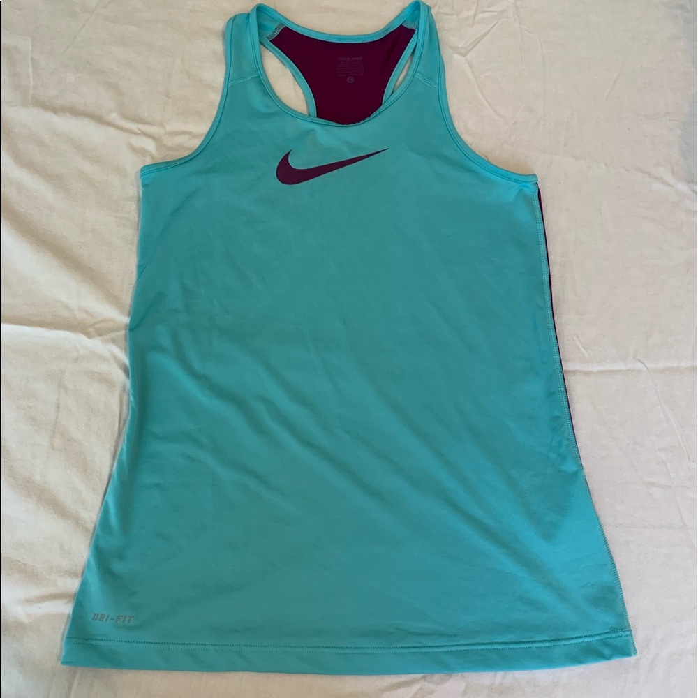 Nike blue and purple tank top, size youth large